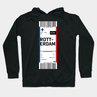 Boarding pass for Rotterdam Hoodie